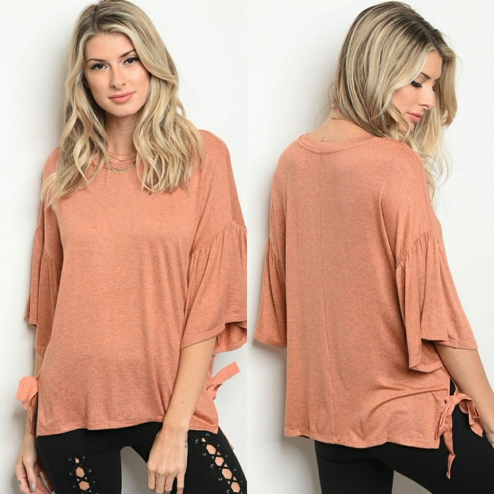 Setting the tone top- Apricot